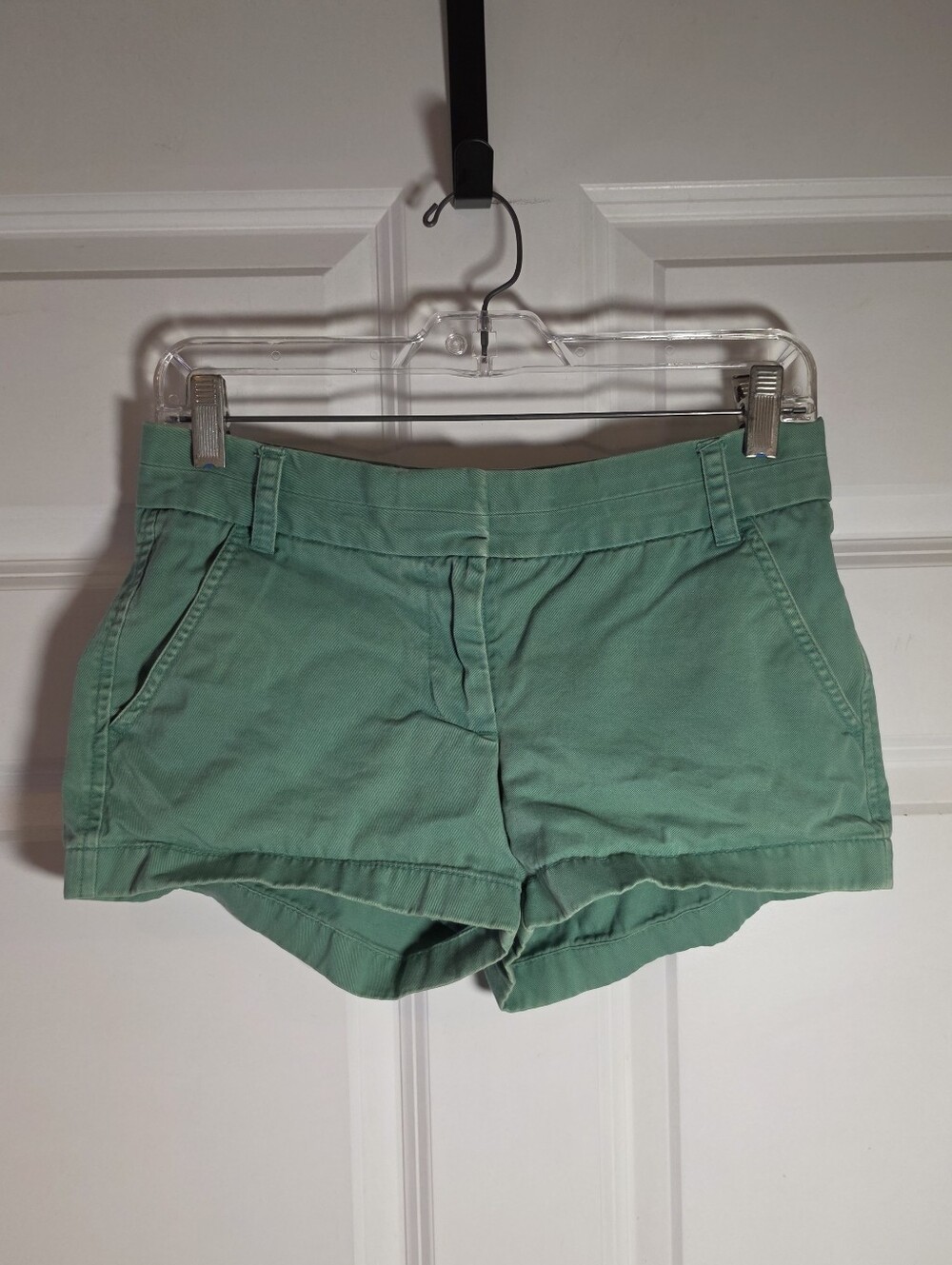 J. Crew Chino Green Shorts Womens Size 0